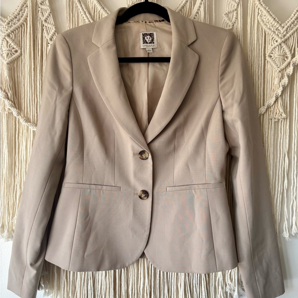 Anne Klein Two Button Suit Blazer